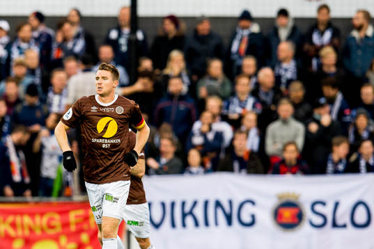 Christian Gauseth of Mjøndalen celebrates