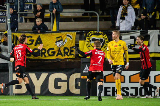 Brommapojkarnas Philip Hellqvist, Markus Gustafsson och