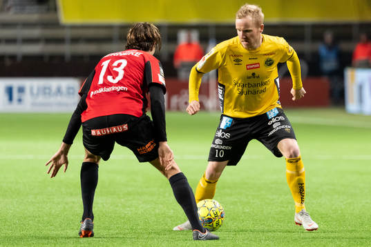 Elfsborgs Simon Lundevall och Brommapojkarnas Philip