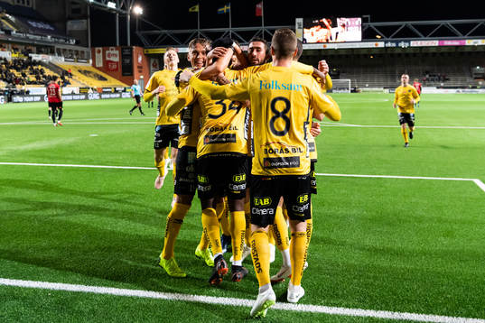 Elfsborgs spelare jublar