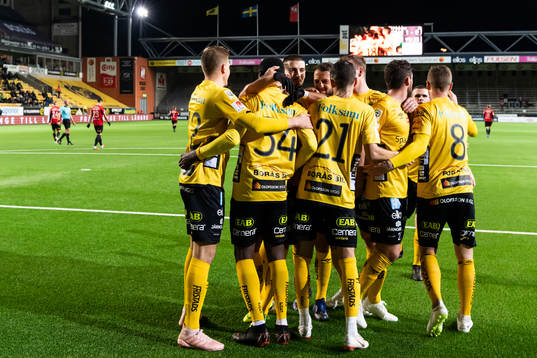 Elfsborgs spelare jublar