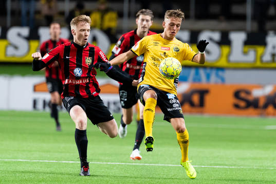 Elfsborgs Jesper Karlsson och Brommapojkarnas Gustav