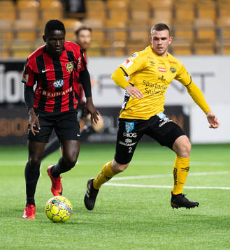 Brommapojkarnas Eric Johana Omondi och Elfsborgs Jesper