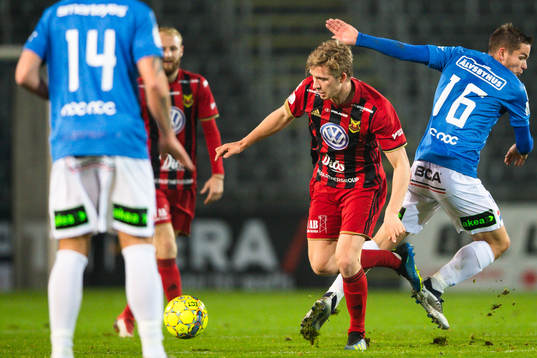 Östersunds Ludvig Fritzson och Trelleborgs Oscar Johansson