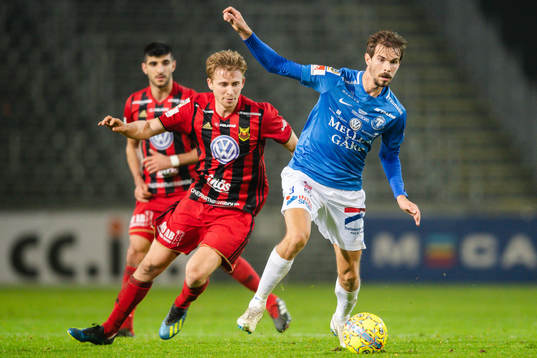 Trelleborgs Sebastian Ohlsson och Östersunds Ludvig
