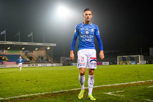 Trelleborgs Felix Hörberg deppar när han lämnar planen