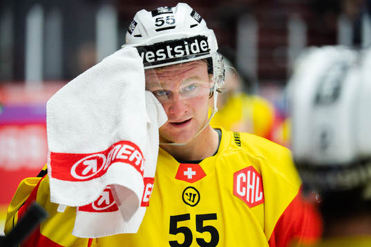 Calle Andersson of Bern looks dejected