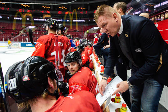 Assistant coach Jesper Mattsson of Malmö Redhawks