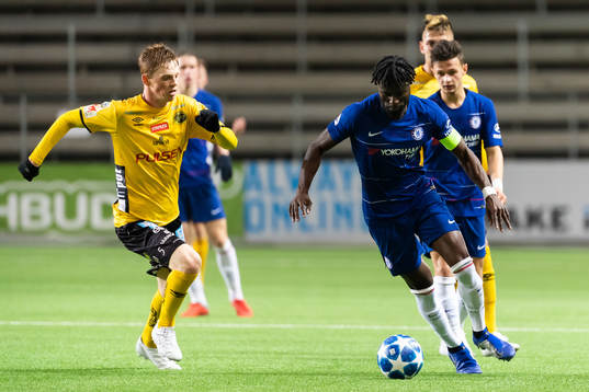 Chelseas Joseph Colley och Elfsborgs Jesper Sandberg