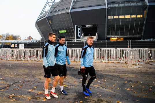 Markus Rosenberg, Behrang Safari and Anders Christiansen