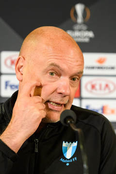 Head coach Uwe Rösler of Malmö FF