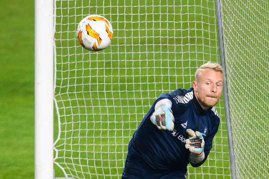 Goalkeeper Aslak Falch of Sarpsborg 08