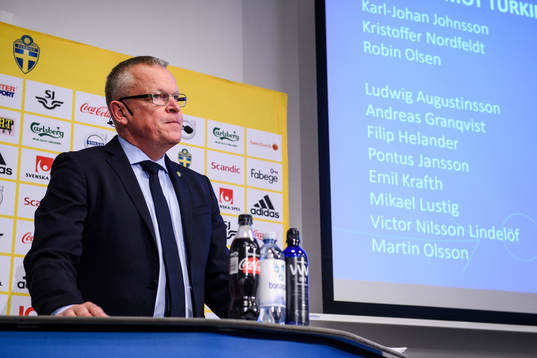Sveriges förbundskapten Janne Andersson