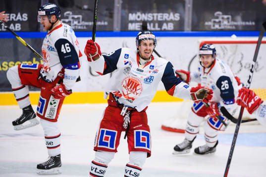 Västerviks Jonathan Rodensjö jublar