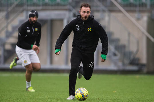 Hammarbys Kennedy Bakircioglu och Muamer Tankovic