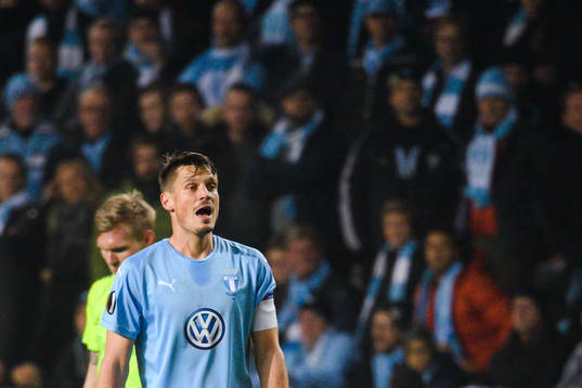 Markus Rosenberg of Malmö FF reacts