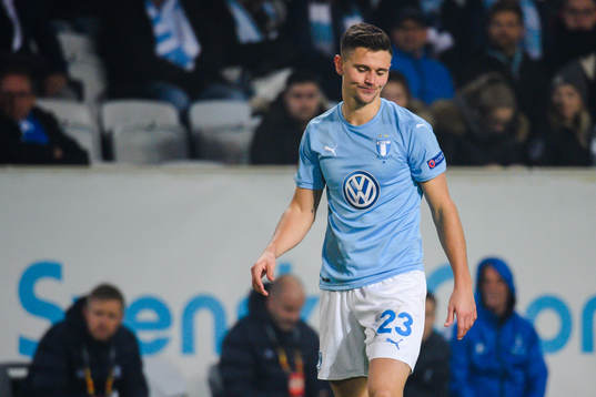 Marcus Antonsson of Malmö FF looks deject4ed