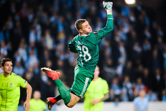 Goalkeeper Aleksandr Vasyutin of Sarpsborg 08