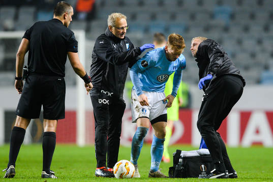 Anders Christiansen of Malmö FF revives medical attention
