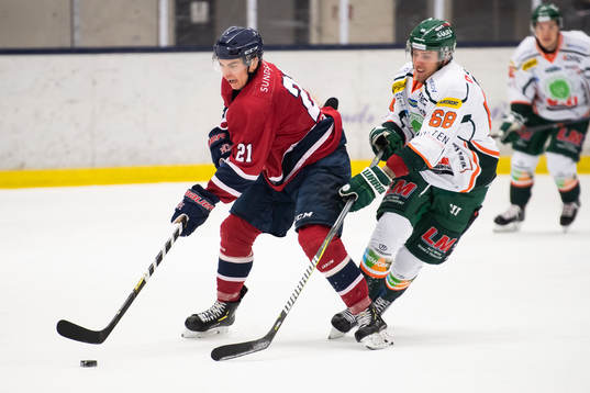 Helsingborgs Ludvig Nilsson och Kristianstads  Tobias Dyk