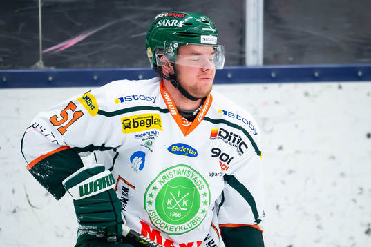 Kristianstads  Calle Krantz har ont