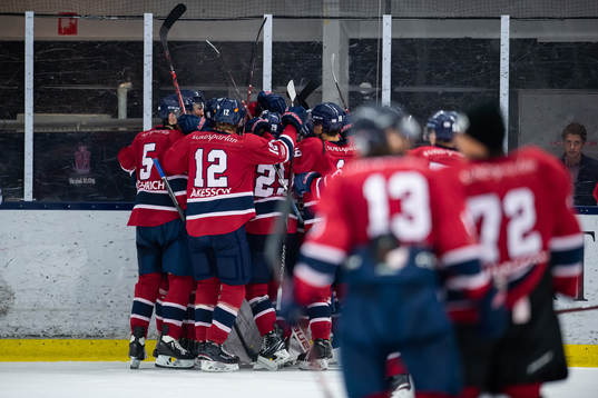 Helsingborgs spelare jublar