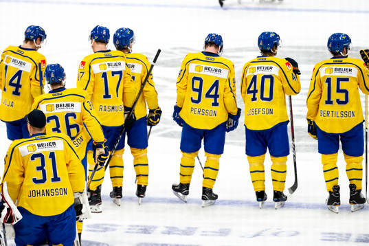 Jakob Lilja #14, SWE, Emil Larsson #36, SWE, Lars Johansson