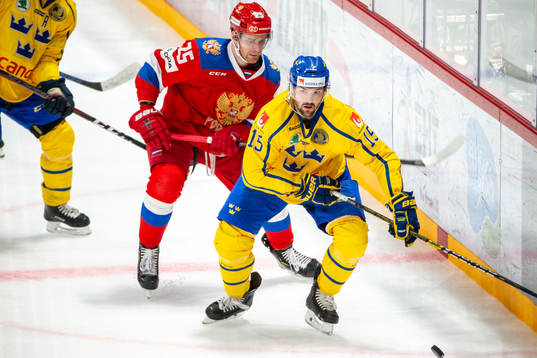 Mikhail Grigorenko #25, RUS, Simon Bertilsson #15, SWE