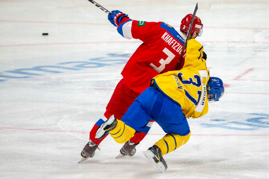 Dinar Khafizullin #3, RUS, John Norman #37, SWE