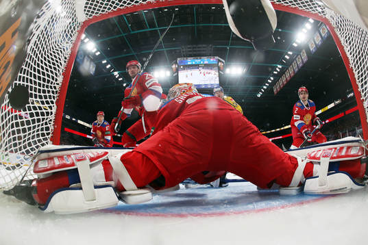 Andrei Pedan #29, RUS, Igor Shestyorkin #30, RUS, Daniel