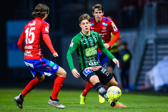 Varbergs Joel Palmquist och Helsingborgs Max Svensson