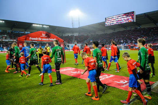 Helsingborgs och Varbergs spelare