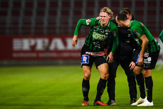 Varbergs Hampus Zackrisson har ont