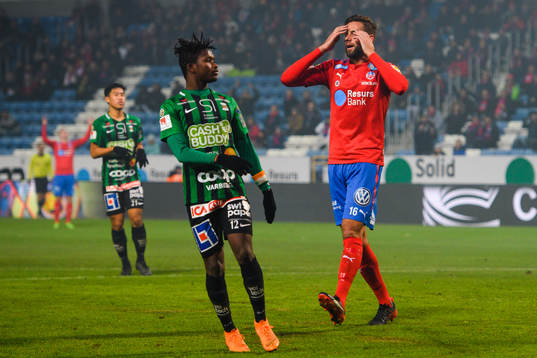 Helsingborgs Mikael Dahlberg deppar
