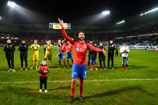 Helsingborgs Mikael Dahlberg jublar