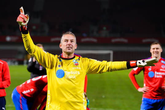Helsingborgs Daniel Andersson jublar