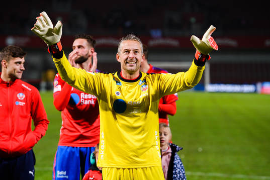 Helsingborgs Daniel Andersson jublar