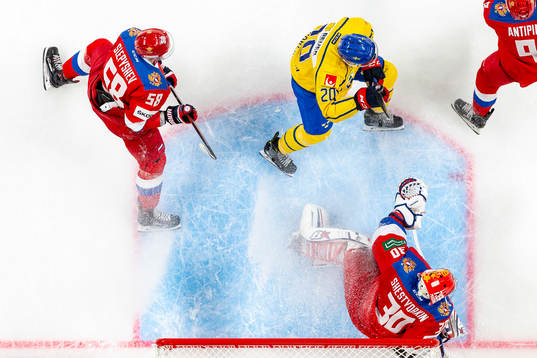 Anton Slepyshev #58, RUS, Nick Sörensen #20, SWE, Igor