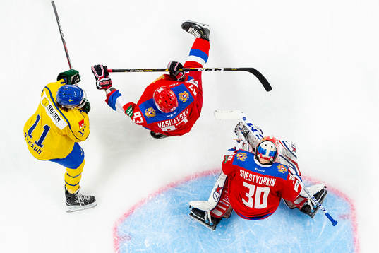 Joakim Nygärd #11, SWE, Alexei Vasilevsky #93, RUS, Igor