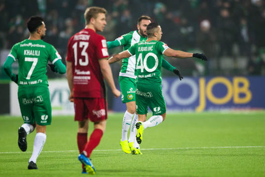 Hammarbys Nikola Djurdjic jublar