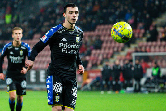 IFK Göteborgs Giorgi Kharaishvili jublar