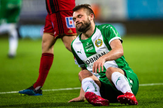 Hammarbys Mads Fenger Nielsen deppar