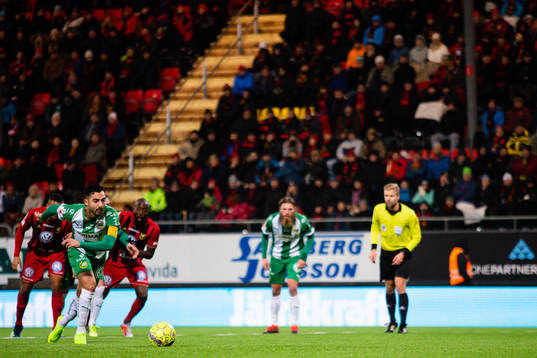 Hammarbys Jiloan Hamad gör 2-2 på straff