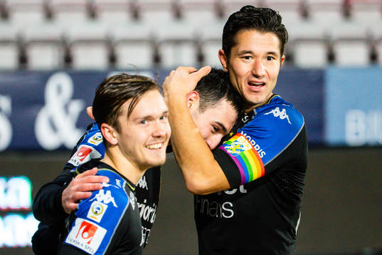IFK Göteborgs Giorgi Kharaishvili och David Boo Wiklander