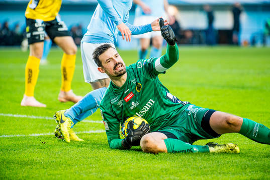 Elfsborgs målvakt Kevin Stuhr Ellegaard