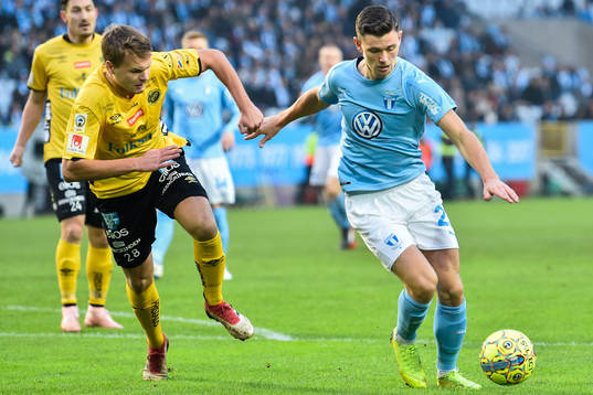 Malmö FFs Marcus Antonsson och Elfsborgs Gustav Henriksson