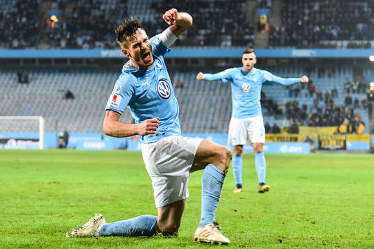 Malmö FFs Markus Rosenberg jublar