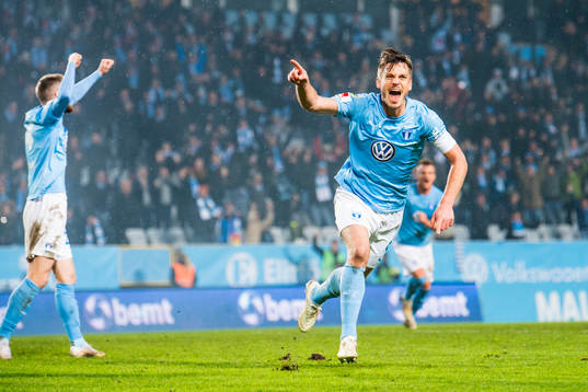 Malmö FFs Markus Rosenberg jublar