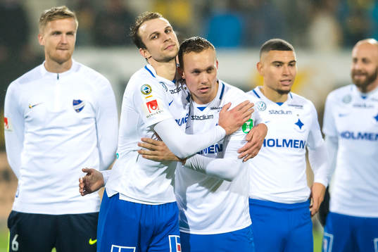 Norrköpings Lars Christian Krogh Gerson och Gudmundur