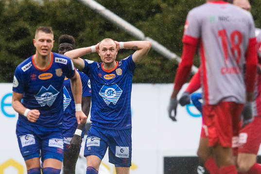 Aron Elís Thrándarson of Aalesund reacts